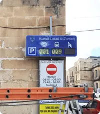 Parking signage deployment example 2